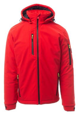 Payper Creek Pad gevoerde softshelljas - Red/black