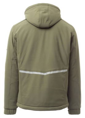 Payper Creek Pad gevoerde softshelljas - Military green/green