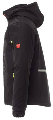 Payper Creek Pad gevoerde softshelljas - Black/black