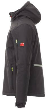 Payper Creek Pad gevoerde softshelljas - Anthracite/black