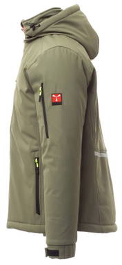 Payper Creek Pad gevoerde softshelljas - Military green/green