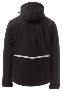Payper Creek Pad gevoerde softshelljas - Black/black