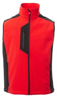 Payper Cork softshell bodywarmer - Red/black