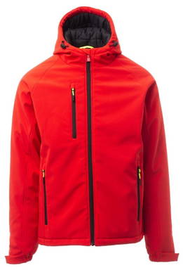Payper Gale Pad gevoerde softshelljas - Red/black