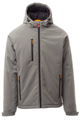 Payper Gale Pad gevoerde softshelljas - Smoke/black