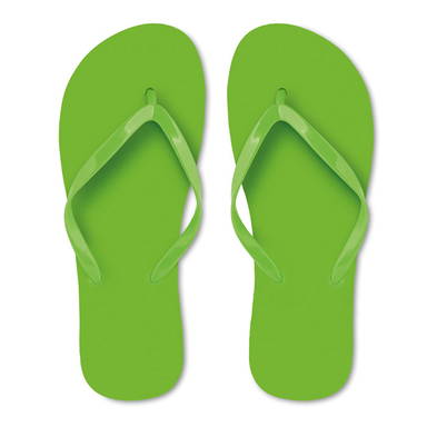 PE teenslippers - Limoen