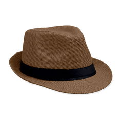 Papierfarbener Strohhut