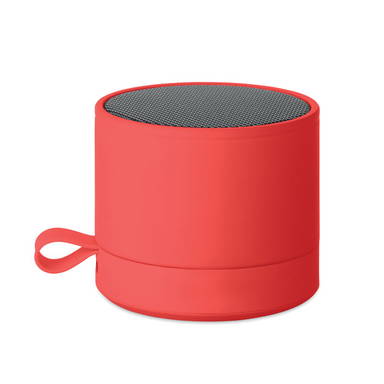 Soft touch bluetooth speaker - Rood