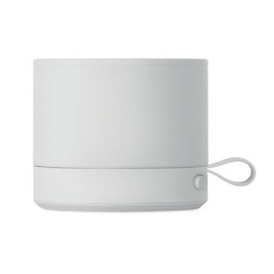 Soft touch bluetooth speaker - Wit