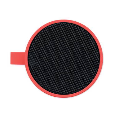Soft touch bluetooth speaker - Rood