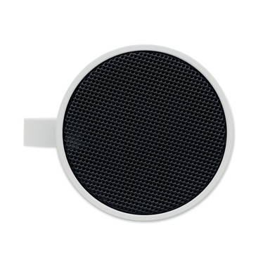 Soft touch bluetooth speaker - Wit