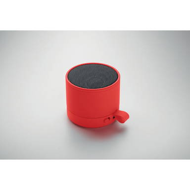 Soft touch bluetooth speaker - Rood