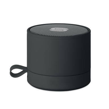 Soft touch bluetooth speaker - Zwart