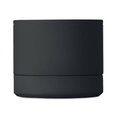 Soft touch bluetooth speaker - Zwart