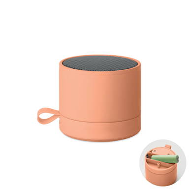 Soft touch bluetooth speaker - Oranje