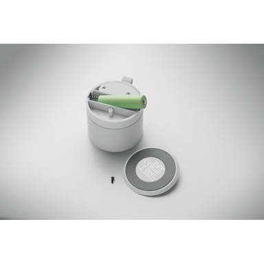 Soft touch bluetooth speaker - Wit