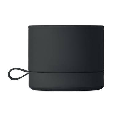 Soft touch bluetooth speaker - Zwart