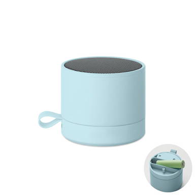 Soft touch bluetooth speaker - Babyblauw