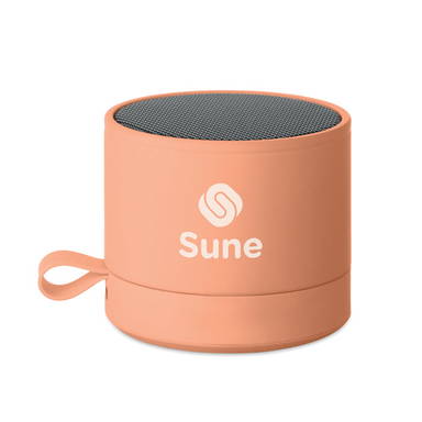 Soft touch bluetooth speaker - Oranje