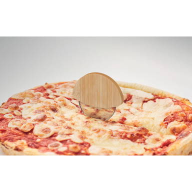 Ronde bamboe pizzasnijder - Hout