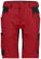Dassy D-fx Flex Axis Next Women Werkshort 250113 - Rood/zwart