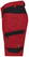 Dassy D-fx Flex Axis Next Women Werkshort 250113 - Rood/zwart