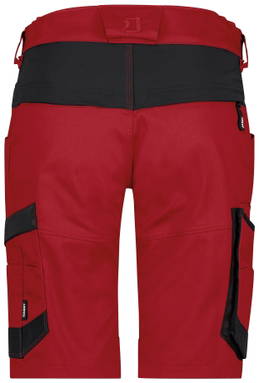 Dassy D-fx Flex Axis Next Women Werkshort 250113 - Rood/zwart