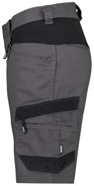 Dassy D-fx Flex Axis Next Women Werkshort 250113 - Antracietgrijs/zwart