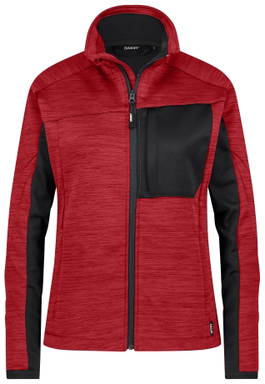 Dassy D-fx Flex Convex Next Women Midlayervest 300580 - Rood/zwart