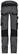Dassy D-fx Flex Dynax Next Women Work Trousers with Stretch and Knee Pockets 201161 - Anthracite grey/black