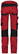 Dassy D-fx Flex Dynax Next Women Work Trousers with Stretch and Knee Pockets 201161 - Red/black