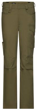 Pantaloni da lavoro Dassy Icons Gaudi Flex da donna con stretch 201225 - Verde cachi