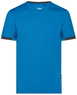Azuurblauw/antracietgrijs