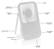 Aervina RCS rplastic herlaadbare bureauventilator