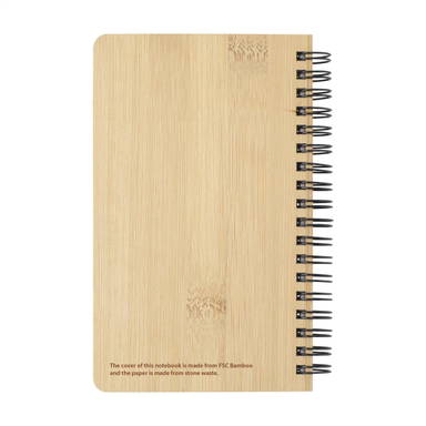 Notebook made from Stonewaste-Bamboo A6 notitieboek