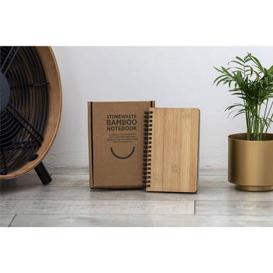 Notebook made from Stonewaste-Bamboo A6 notitieboek