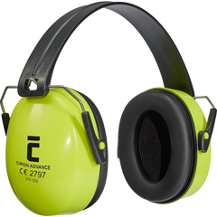Earmuff with adjustable headband