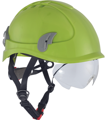 Luxury ventilated safety helmet - Hi-vis yellow