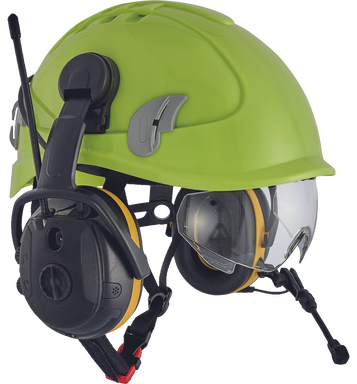 Luxury ventilated safety helmet - Hi-vis orange