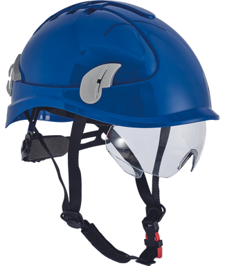 Luxury ventilated safety helmet - Blue