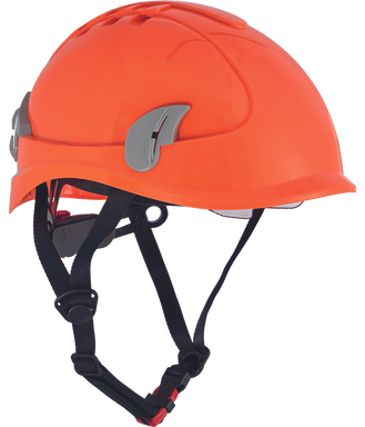 Luxury ventilated safety helmet - Hi-vis orange