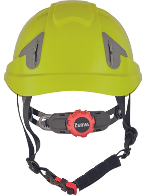 Luxury ventilated safety helmet - Hi-vis yellow