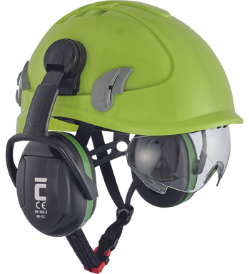 Luxury ventilated safety helmet - Hi-vis orange