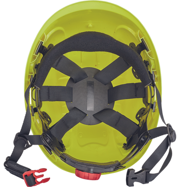 Luxury ventilated safety helmet - Hi-vis yellow