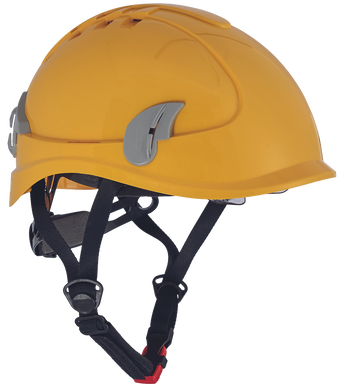Luxury ventilated safety helmet - Yellow