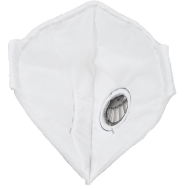 FFP2 mondmaskers met ventiel - Wit