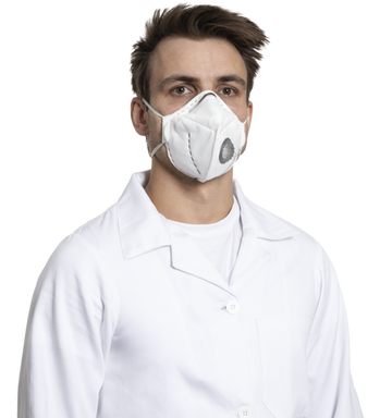 FFP3 mondmaskers met ventiel - Wit
