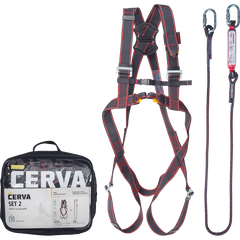 Fall protection kit for platforms or aerial work platforms
