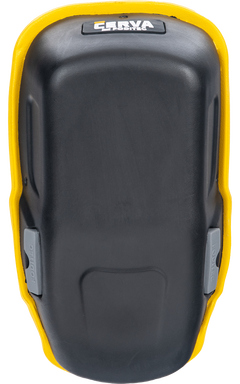 Vulcan kniebeschermer heavy duty - Geel/zwart