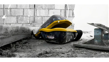 Vulcan kniebeschermer heavy duty - Geel/zwart